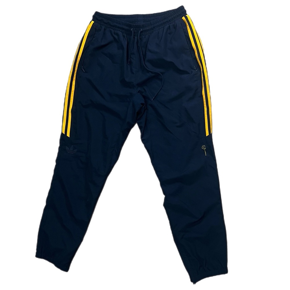 Used Adidas Skateboarding X Hardies Hardware Sweatpants Navy And Gold Size Large